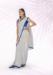 Picture of Gorgeous Georgette Silver Saree