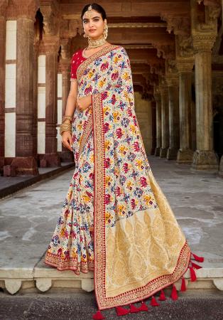 Picture of Good Looking Silk Burly Wood Saree