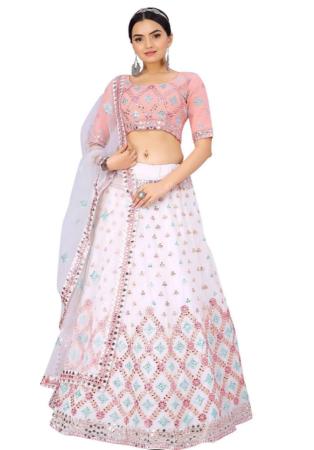 Picture of Wonderful Georgette Lavender Lehenga Choli