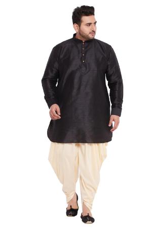 Picture of Taking Silk Black Kurtas