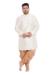 Picture of Statuesque Silk Off White Kurtas