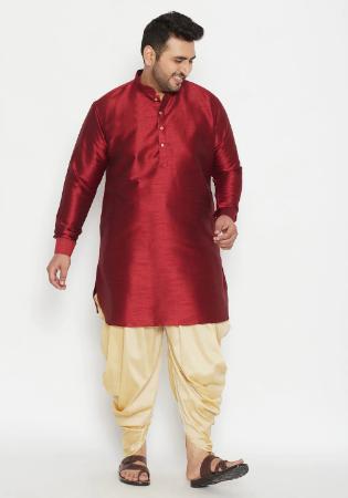 Picture of Pleasing Silk Brown & Brown Kurtas