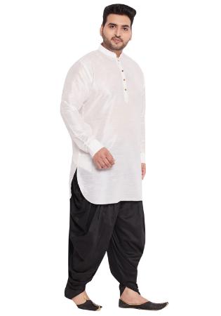 Picture of Taking Silk White Kurtas