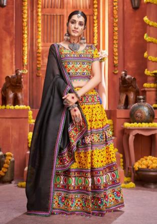 Picture of Classy Silk Orange Lehenga Choli