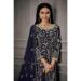 Picture of Elegant Net Dark Slate Grey Anarkali Salwar Kameez