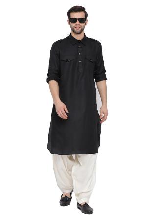 Picture of Sublime Cotton Black Kurtas