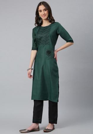 Picture of Grand Cotton Dark Slate Grey Kurtis & Tunic