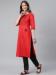 Picture of Graceful Cotton Crimson Kurtis & Tunic