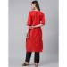 Picture of Graceful Cotton Crimson Kurtis & Tunic