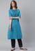 Picture of Fascinating Cotton Steel Blue Kurtis & Tunic