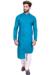 Picture of Splendid Cotton Dark Cyan Indo Western