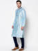 Picture of Exquisite Silk Light Steel Blue Kurtas