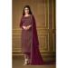 Picture of Superb Silk Saddle Brown Straight Cut Salwar Kameez