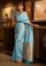 Picture of Shapely Silk Light Steel Blue Saree