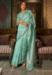 Picture of Appealing Silk Dark Sea Green Saree