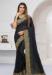 Picture of Bewitching Georgette Dark Slate Grey Saree