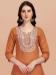 Picture of Nice Cotton Dark Orange Readymade Salwar Kameez