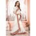 Picture of Ideal Georgette White Saree