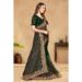 Picture of Beauteous Georgette Dark Green Saree