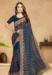 Picture of Marvelous Georgette Midnight Blue Saree