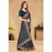 Picture of Marvelous Georgette Midnight Blue Saree