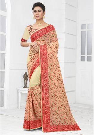 Picture of Taking Georgette Burly Wood Saree