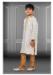 Picture of Lovely Silk White Kids Kurta Pyjama