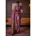 Picture of Lovely Silk Medium Violet Red Saree