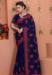 Picture of Exquisite Georgette Midnight Blue Saree