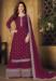 Picture of Ideal Georgette Brown Straight Cut Salwar Kameez