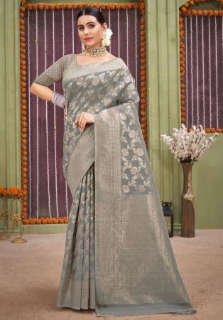 Picture of Splendid Dim Gray Saree