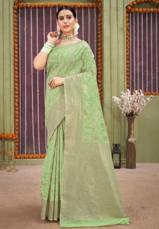 Picture of Shapely Dark Khaki Saree