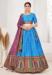 Picture of Lovely Satin Royal Blue Lehenga Choli