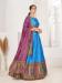 Picture of Lovely Satin Royal Blue Lehenga Choli