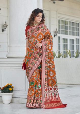 Picture of Well Formed Silk Sienna Saree