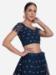 Picture of Exquisite Silk Midnight Blue Lehenga Choli