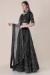 Picture of Superb Silk Black Lehenga Choli