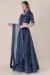 Picture of Ideal Silk Dark Slate Blue Lehenga Choli