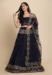 Picture of Elegant Silk Navy Blue Lehenga Choli