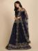 Picture of Elegant Silk Navy Blue Lehenga Choli