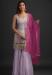 Picture of Splendid Georgette Thistle Straight Cut Salwar Kameez