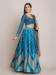 Picture of Pretty Net & Silk Midnight Blue Lehenga Choli