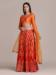 Picture of Gorgeous Net & Silk Fire Brick Lehenga Choli