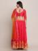 Picture of Lovely Net & Silk Crimson Lehenga Choli