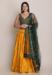 Picture of Sightly Net & Silk Chocolate Lehenga Choli