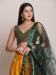 Picture of Sightly Net & Silk Chocolate Lehenga Choli