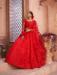 Picture of Pretty Net Crimson Lehenga Choli