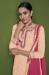 Picture of Georgette Burly Wood Straight Cut Salwar Kameez