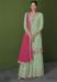 Picture of Georgette Dark Sea Green Straight Cut Salwar Kameez