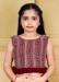 Picture of Superb Georgette Maroon Kids Lehenga Choli